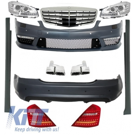 Complete Mirror Assembly suitable for MERCEDES-Benz W204 C-Class (2007-2012) Facelift AMG Design Complete Mirror Assembly suitable for MERCEDES-Benz W204 C-Class (2007-2012) Facelift AMG Design