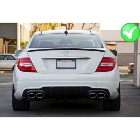 Suitable for MERCEDES C-class C204 W204 2012-up C63 AMG Sport Rear Bumper Valance Diffuser Limousine Coupe Suitable for MERCEDES C-class C204 W204 2012-up C63 AMG Sport Rear Bumper Valance Diffuser Limousine Coupe