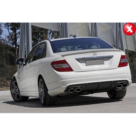 Suitable for MERCEDES C-class C204 W204 2012-up C63 AMG Sport Rear Bumper Valance Diffuser Limousine Coupe Suitable for MERCEDES C-class C204 W204 2012-up C63 AMG Sport Rear Bumper Valance Diffuser Limousine Coupe