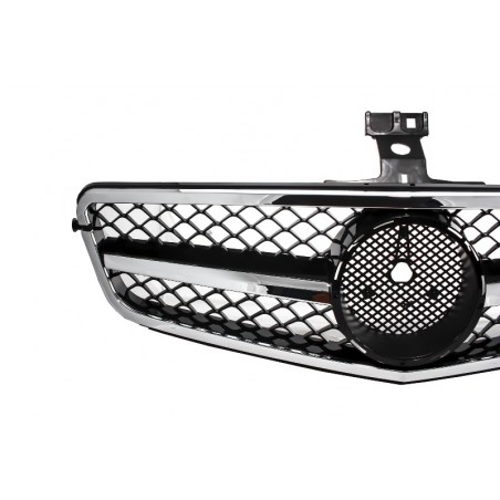Front Grille suitable for MERCEDES Benz C-Class C63 AMG Design W204 S204 Limousine Station Wagon (2007-2014) Sport Black Glossy Front Grille suitable for MERCEDES Benz C-Class C63 AMG Design W204 S204 Limousine Station Wagon (2007-2014) Sport Black Glossy