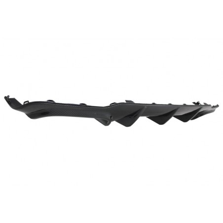 Suitable for MERCEDES C-class C204 W204 2012-up C63 AMG Sport Rear Bumper Valance Diffuser Limousine Coupe Carbon Design