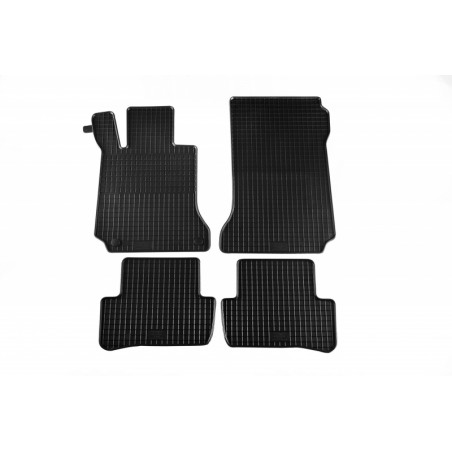 Floor Mat Rubber suitable for MERCEDES C-Klasse (W204) 03/2007-02/2014, E-Klasse Coupe/Cabrio 05/2009-03/2017 (C207), T-Modell (