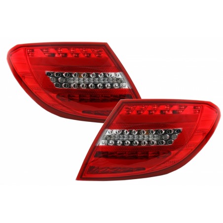 Full LED Taillights suitable for MERCEDES Benz C-Class W204 (2007-2012) Facelift Design