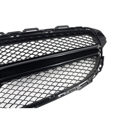 Front Grille suitable for MERCEDES Benz C-Class W205 S205 C205 A205 (2014-up) AMG C63 Design Black Front Grille suitable for MERCEDES Benz C-Class W205 S205 C205 A205 (2014-up) AMG C63 Design Black