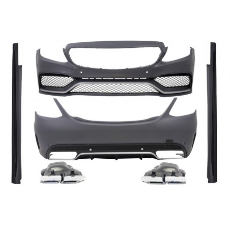 Complete Body Kit suitable for MERCEDES C-Class W205 Sedan (2014-up) C63 AMG Design
