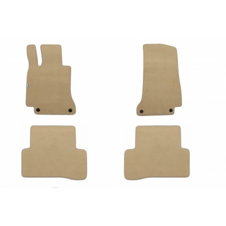 Floor mat Carpet beige suitable for MERCEDES C-Klasse (W205) 03/2014, T-Modell (S205) 09/2014