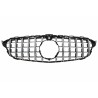 Front Grille suitable for MERCEDES Benz C-Class W205 S205 (2014-up) AMG GT-R Panamericana Design Chrome With 360 Camera Front Grille suitable for MERCEDES Benz C-Class W205 S205 (2014-up) AMG GT-R Panamericana Design Chrome With 360 Camera