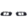 Suitable for MERCEDES W117 CLA (2013-up) AMG Sport Pack Rear Diffuser & Exhaust Tips Tailpipe Package Black Suitable for MERCEDES W117 CLA (2013-up) AMG Sport Pack Rear Diffuser & Exhaust Tips Tailpipe Package Black