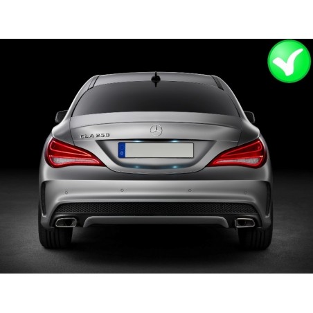 Suitable for MERCEDES W117 CLA (2013-up) AMG Sport Pack Rear Diffuser & Exhaust Tips Tailpipe Package Black Suitable for MERCEDES W117 CLA (2013-up) AMG Sport Pack Rear Diffuser & Exhaust Tips Tailpipe Package Black