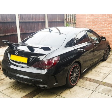 Suitable for MERCEDES W117 CLA (2013-up) AMG Sport Pack Rear Diffuser & Exhaust Tips Tailpipe Package Black Suitable for MERCEDES W117 CLA (2013-up) AMG Sport Pack Rear Diffuser & Exhaust Tips Tailpipe Package Black