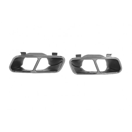 Rear Diffuser suitable for Mercedes W117 CLA 2013-up AMG Sport Pack Exhaust Tips Rear Diffuser suitable for Mercedes W117 CLA 2013-up AMG Sport Pack Exhaust Tips