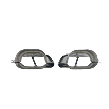 Rear Diffuser suitable for Mercedes W117 CLA 2013-up AMG Sport Pack Exhaust Tips Rear Diffuser suitable for Mercedes W117 CLA 2013-up AMG Sport Pack Exhaust Tips