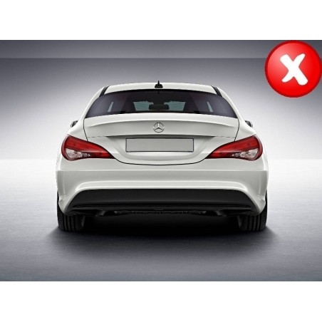 Rear Diffuser suitable for Mercedes W117 CLA 2013-up AMG Sport Pack Exhaust Tips Rear Diffuser suitable for Mercedes W117 CLA 2013-up AMG Sport Pack Exhaust Tips