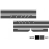 Side Decals Sticker Vinyl Dark Grey suitable for MERCEDES Benz CLA W117 C117 X117 (2013-2016) A Class W176 (2012-up) 45 AMG Desi Side Decals Sticker Vinyl Dark Grey suitable for MERCEDES Benz CLA W117 C117 X117 (2013-2016) A Class W176 (2012-up) 45 AMG Desi