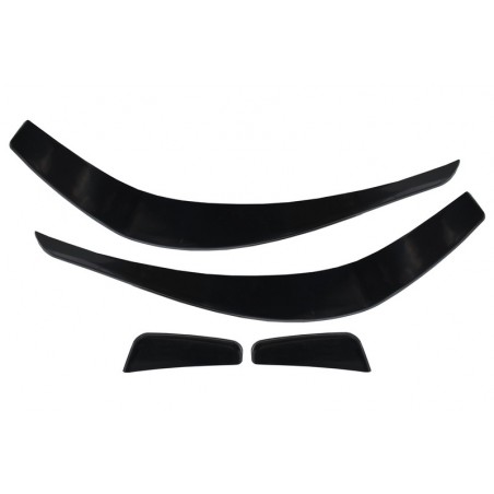 Front Bumper Splitters Fins Aero suitable for MERCEDES Benz CLA W117 C117 X117 (2013-2016) CLA45 AMG Design Front Bumper Splitters Fins Aero suitable for MERCEDES Benz CLA W117 C117 X117 (2013-2016) CLA45 AMG Design