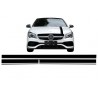 Set Sticker Matte Black Upper Bonnet Roof & Tailgate suitable for MERCEDES Benz CLA W117 C117 X117 (2013-2016) A Class W176 (201 Set Sticker Matte Black Upper Bonnet Roof & Tailgate suitable for MERCEDES Benz CLA W117 C117 X117 (2013-2016) A Class W176 (201
