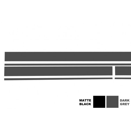 Set Sticker Vinyl Dark Grey Upper Bonnet Roof & Tailgate suitable for MERCEDES Benz CLA W117 C117 X117 (2013-2016) A Class W176 Set Sticker Vinyl Dark Grey Upper Bonnet Roof & Tailgate suitable for MERCEDES Benz CLA W117 C117 X117 (2013-2016) A Class W176