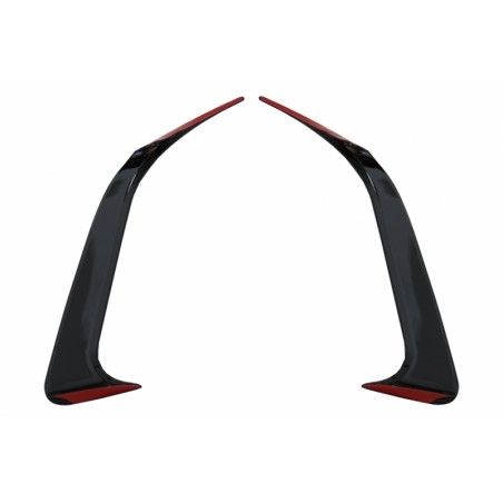 Rear Bumper Splitters Fins Side Vent Canards suitable for MERCEDES Benz CLA W117 C117 X117 (2013-2018) CLA45 AMG Design Rear Bumper Splitters Fins Side Vent Canards suitable for MERCEDES Benz CLA W117 C117 X117 (2013-2018) CLA45 AMG Design