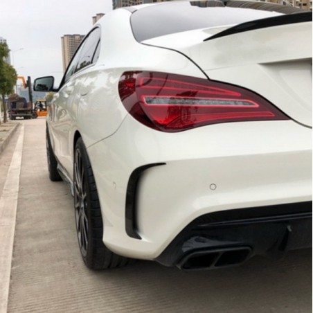 Rear Bumper Splitters Fins Side Vent Canards suitable for MERCEDES Benz CLA W117 C117 X117 (2013-2018) CLA45 AMG Design Rear Bumper Splitters Fins Side Vent Canards suitable for MERCEDES Benz CLA W117 C117 X117 (2013-2018) CLA45 AMG Design