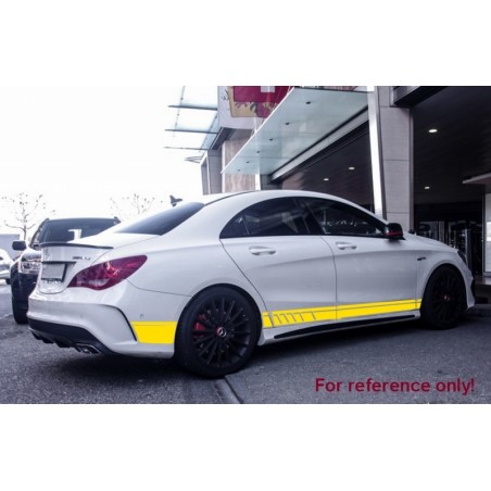 Side Decals Sticker Vinyl Matte Yellow suitable for MERCEDES Benz CLA W117 C117 X117 (2013-2016) A Class W176 (2012-up) 45 AMG D Side Decals Sticker Vinyl Matte Yellow suitable for MERCEDES Benz CLA W117 C117 X117 (2013-2016) A Class W176 (2012-up) 45 AMG D