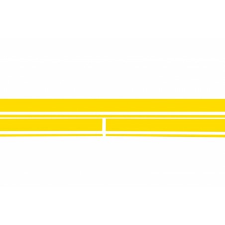 Set Sticker Matte Yellow Upper Bonnet Roof & Tailgate suitable for MERCEDES Benz CLA W117 C117 X117 (2013-2016) A Class W176 (20