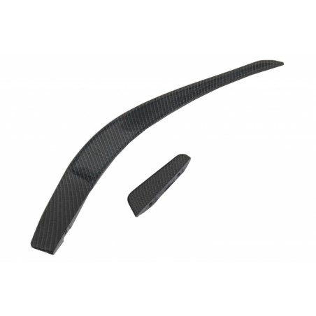 Front Bumper Splitters Fins Aero suitable for MERCEDES Benz CLA W117 C117 X117 (2013-2016) CLA45 AMG Design Carbon Film Coating Front Bumper Splitters Fins Aero suitable for MERCEDES Benz CLA W117 C117 X117 (2013-2016) CLA45 AMG Design Carbon Film Coating