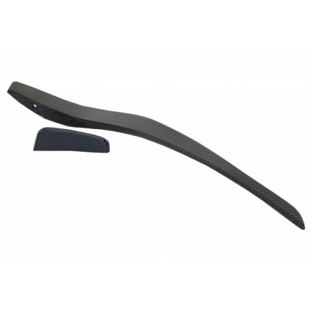 Front Bumper Splitters Fins Aero suitable for MERCEDES Benz CLA W117 C117 X117 (2013-2016) CLA45 AMG Design Carbon Film Coating Front Bumper Splitters Fins Aero suitable for MERCEDES Benz CLA W117 C117 X117 (2013-2016) CLA45 AMG Design Carbon Film Coating