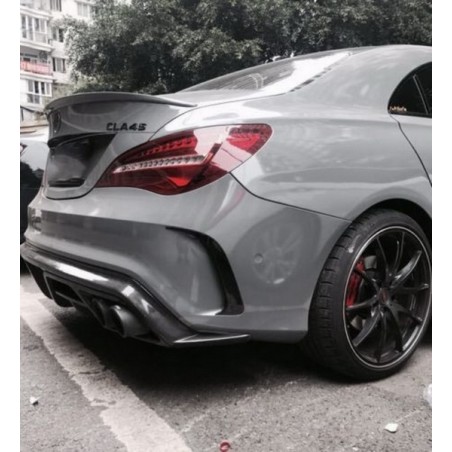 Rear Bumper Splitters Fins Side Vent Canards suitable for MERCEDES Benz CLA W117 C117 X117 (2013-2018) CLA45 AMG Design Carbon F Rear Bumper Splitters Fins Side Vent Canards suitable for MERCEDES Benz CLA W117 C117 X117 (2013-2018) CLA45 AMG Design Carbon F