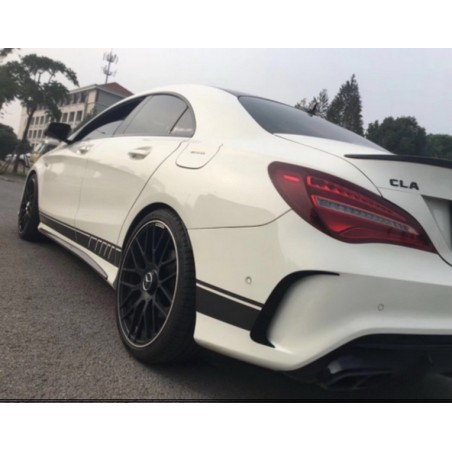 Rear Bumper Splitters Fins Side Vent Canards suitable for MERCEDES Benz CLA W117 C117 X117 (2013-2018) CLA45 AMG Design Carbon F Rear Bumper Splitters Fins Side Vent Canards suitable for MERCEDES Benz CLA W117 C117 X117 (2013-2018) CLA45 AMG Design Carbon F