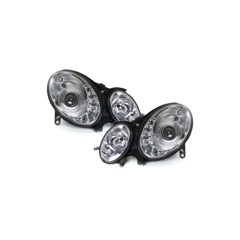 Headlights DAYLINE suitable for MERCEDES Benz W211 Class E