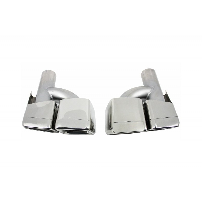 Exhaust Muffler Tips Tail Pipes for Mercedes S63 E63 W221 W164 W166 W212 W218 S-class E-class CLS ML