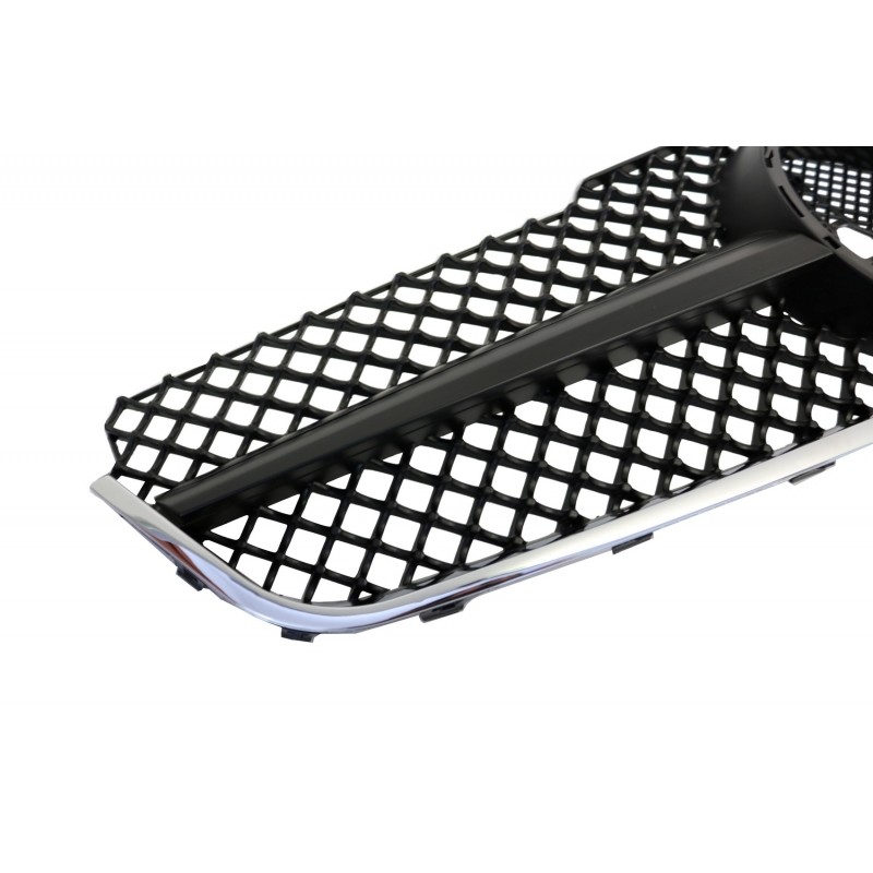 Front Grille suitable for MERCEDES Benz E-Class C207 W207 A207 (2009-2012) Coupe Cabrio SL-Look Black