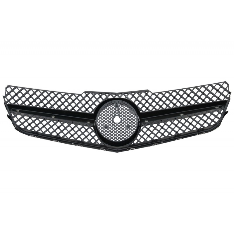 Front Grille suitable for MERCEDES Benz E-Class C207 W207 A207 (2009-2012) Coupe Cabrio SL-Look Black