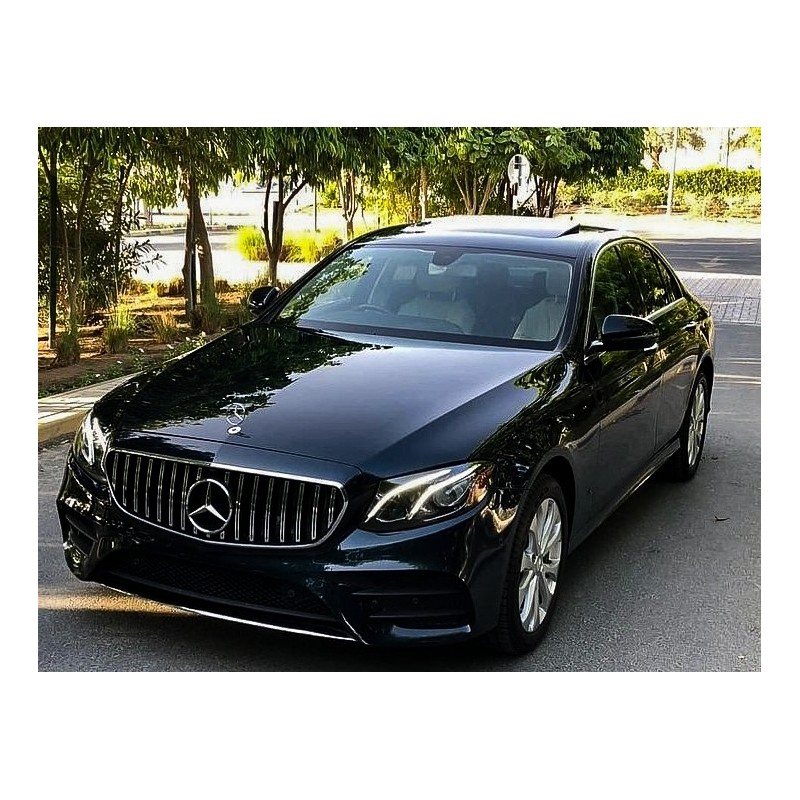 Central Grille suitable for MERCEDES Benz E-Class W213 S213 C238 (2016+) GT-R Panamericana Design With 360 Camera