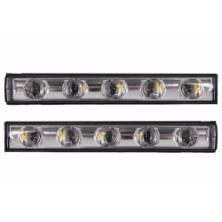 LED DRL Chrome Daytime Running Lights suitable for MERCEDES Benz G-Class W463 (1989-up) G65 A-Design Chrome
