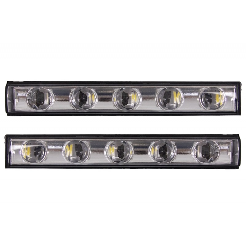 LED DRL Chrome Daytime Running Lights suitable for MERCEDES Benz G-Class W463 (1989-up) G65 A-Design Chrome