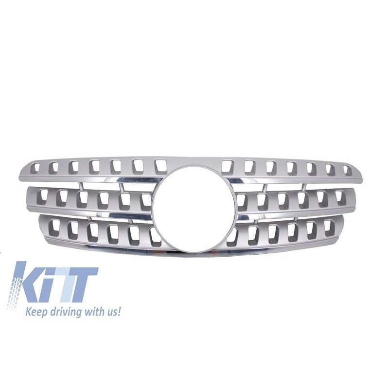 Front Grille suitable for MERCEDES Benz W163 ML (1997-2005) Silver Edition
