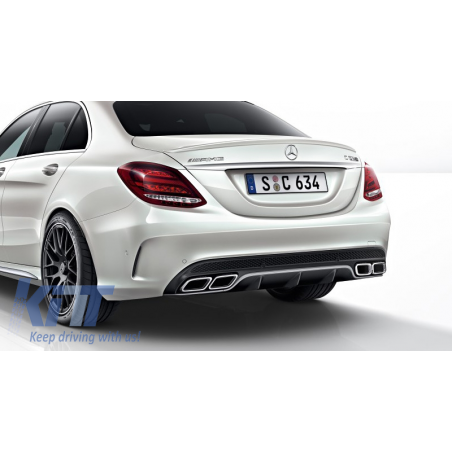 Exhaust Muffler Tips suitable for MERCEDES Benz S-Class W222 E-Class W212 S212 Facelift CLS W218 SL-Class R231 E63 S63 SL65 A-De