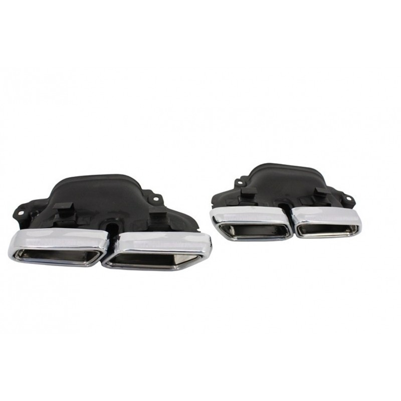 Exhaust Muffler Tips suitable for MERCEDES Benz S-Class W222 E-Class W212 S212 Facelift CLS W218 SL-Class R231 E63 S63 SL65 A-De