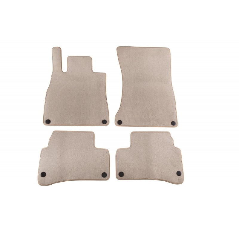 Floor mat Carpet beige suitable for MERCEDES S-Klasse (W222) 07/2013