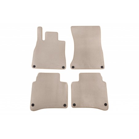 Floor mat Carpet beige suitable for MERCEDES S-Klasse (W222L) long 07/2013