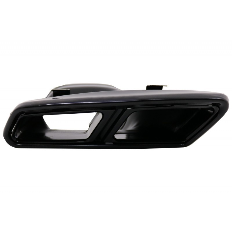 Exhaust Muffler Tips for Mercedes Benz S-Class W222 E-Class W212 Facelift CLS W218 SL-Class R231 E63 S65 A-Design Black Exclusiv