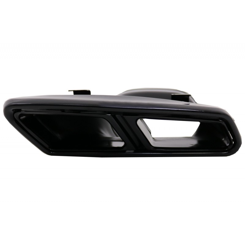 Exhaust Muffler Tips for Mercedes Benz S-Class W222 E-Class W212 Facelift CLS W218 SL-Class R231 E63 S65 A-Design Black Exclusiv
