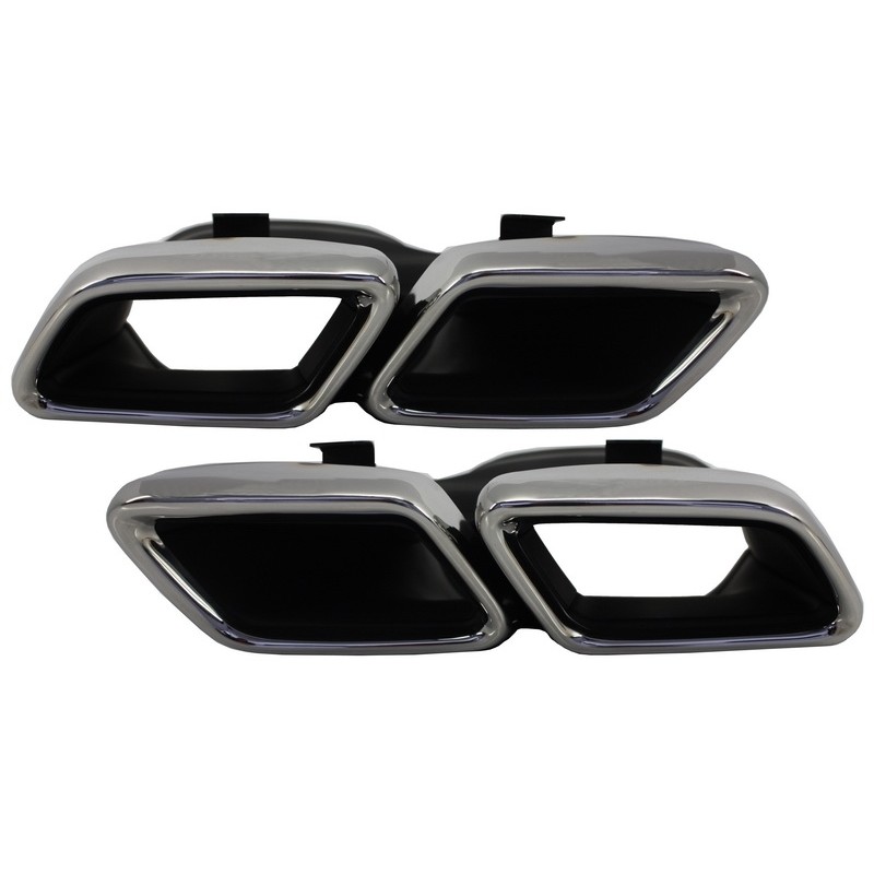 Exhaust Muffler Tips for Mercedes Benz C-Class W205 S205 C205 A205 GLE C292 E-Class W213 S-Class W222 GLE W166 GLC W253 X253 C25