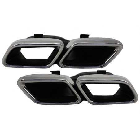 Exhaust Muffler Tips for Mercedes Benz C-Class W205 S205 C205 A205 GLE C292 E-Class W213 S-Class W222 GLE W166 GLC W253 X253 C25