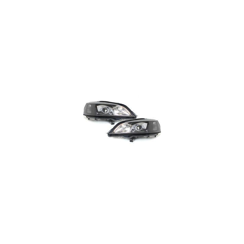 Headlights suitable for OPEL Astra G (1998-2004) Black