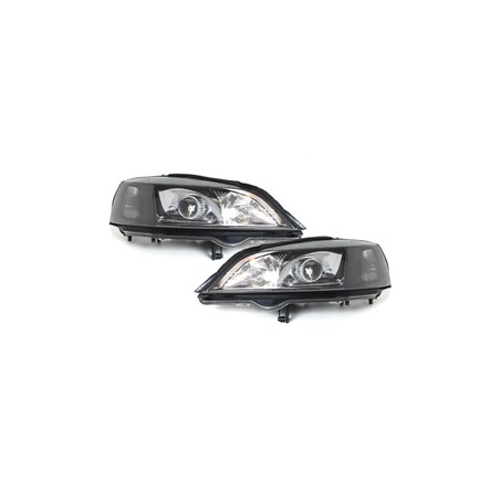 Headlights suitable for OPEL Astra G (1998-2004) Black