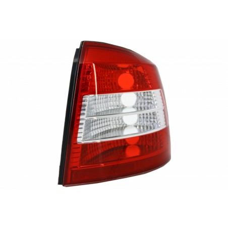 Taillights suitable for OPEL Astra G 3/5 Doors (F48 F08) Hatchback (1998-2004) Red Clear