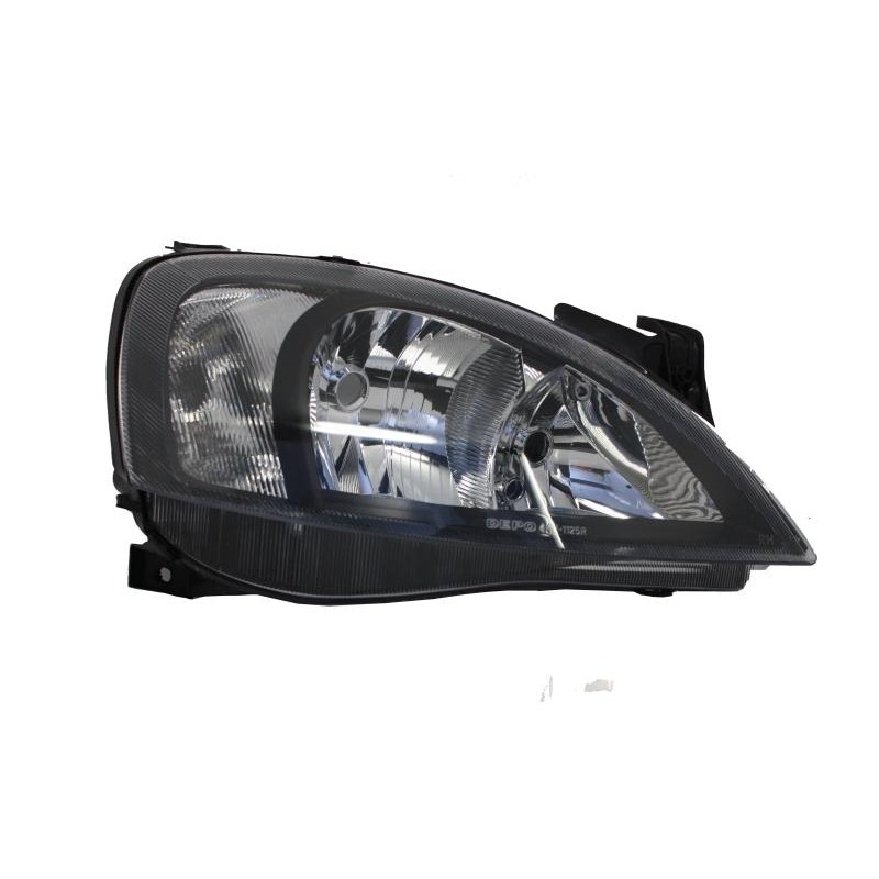 Headlights suitable for OPEL Corsa C (2001-2006) Black Edition