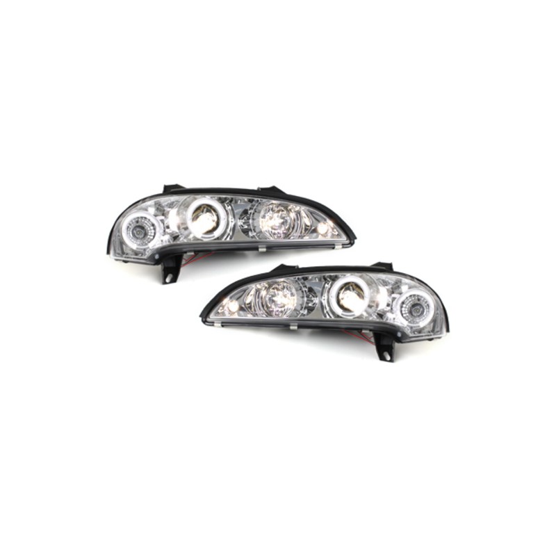 headlights suitable for OPEL Tigra 94-00 _ 2 halo rims